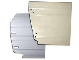 Exact, pre-punched holes assure structural integrity and allow for a more precise installation. Other brands use slotted holes which cost less to produce but weaken the stability of their pools. Test and compare us to other brands by vigorously shaking the top rail. You can feel the stability.